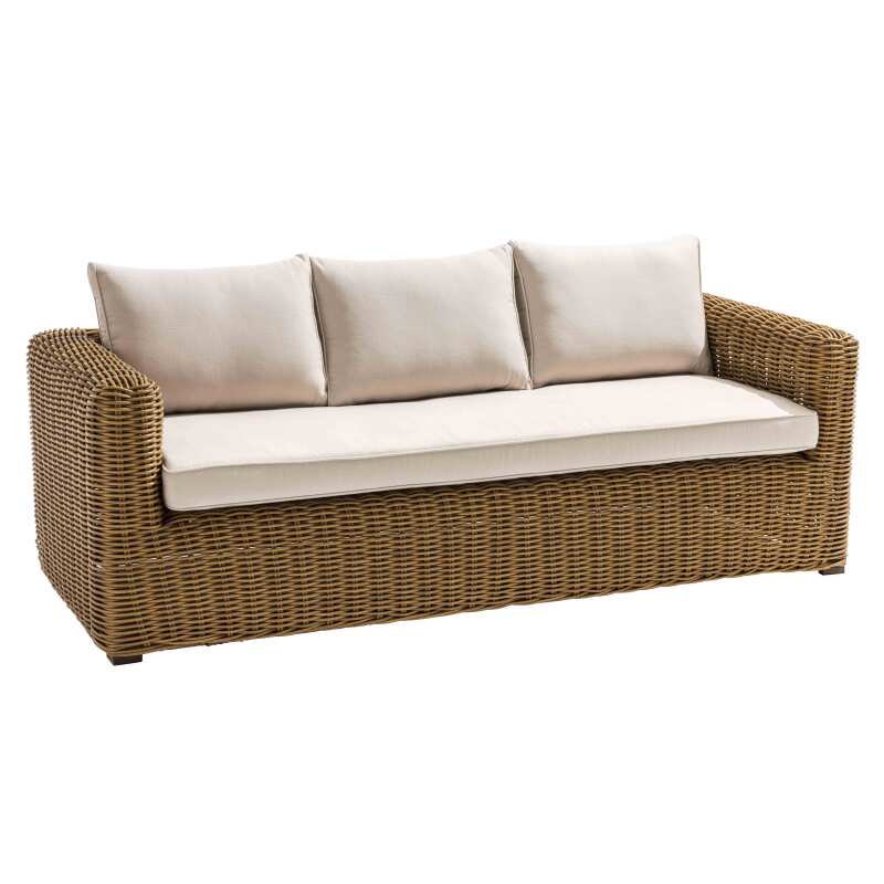 Gartenlounge-Set für 8 Personen aus geflochtenem Harz