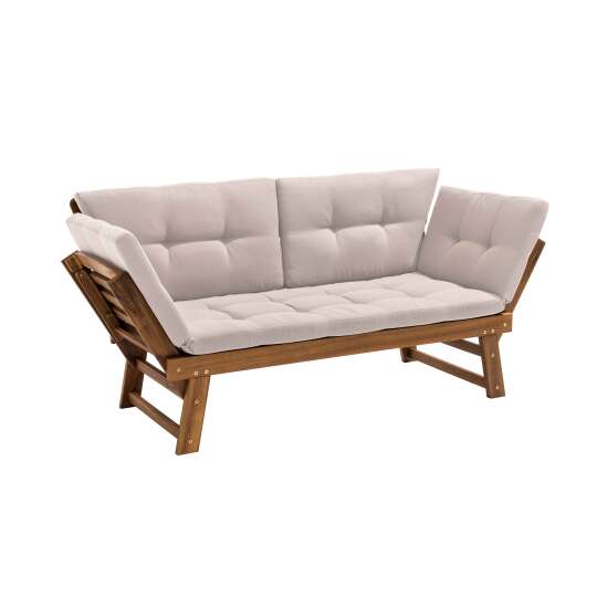 Entspannendes Gartensofa aus FSC®-zertifizierter Akazie