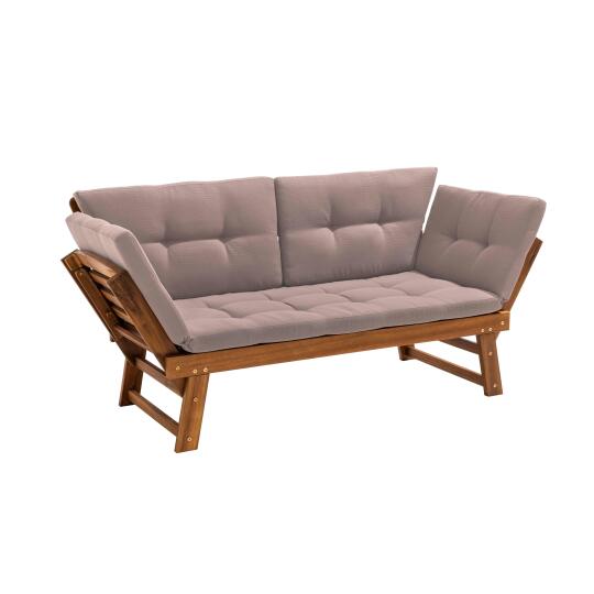 Entspannendes Gartensofa aus FSC®-zertifizierter Akazie
