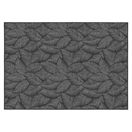 Outdoor-Teppich rechteckig, mit Blumenmuster, wendebar | Oviala