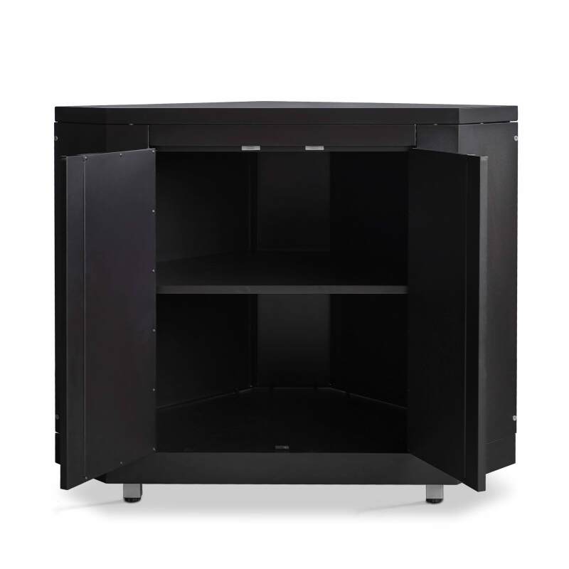 Eck-Stahl-Aufbewahrungsmodul für die Outdoor-küche