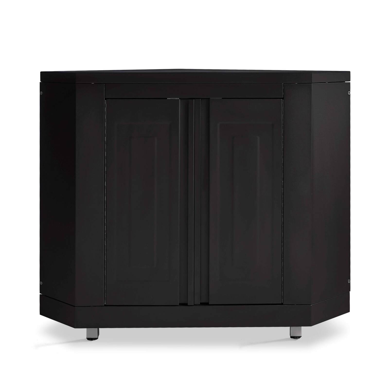 Eck-Stahl-Aufbewahrungsmodul für die Outdoor-küche