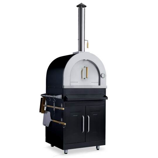 Stahlmöbel für Pizzaofen für Outdoor-küche | Oviala