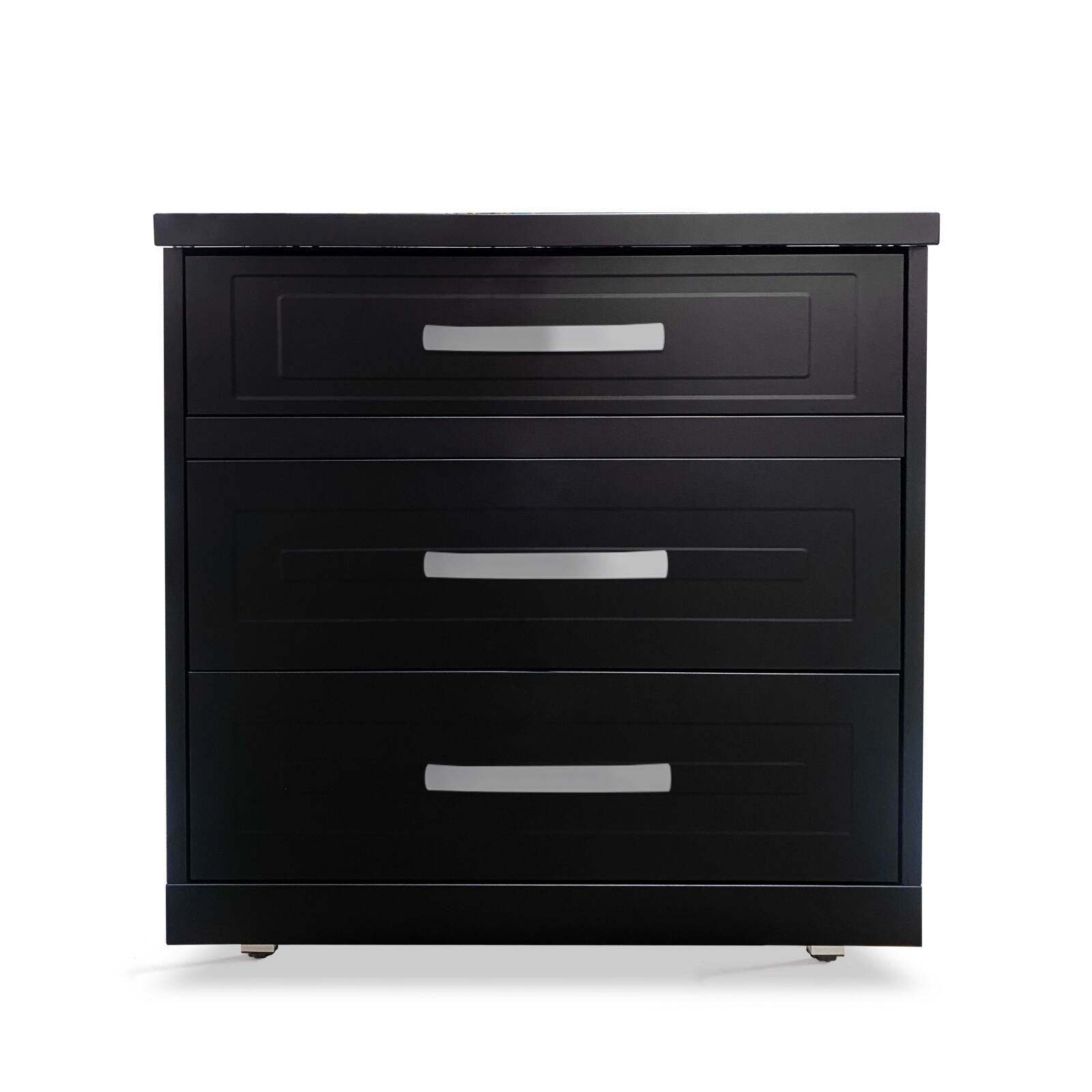 3-Schubladen-Aufbewahrungsmodule für die Outdoor-küche