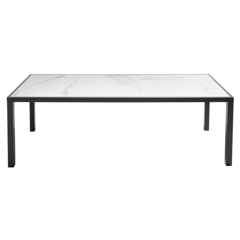 Gartentisch aus Marmor-Effekt-Keramik (230 x 95 x 74 cm)