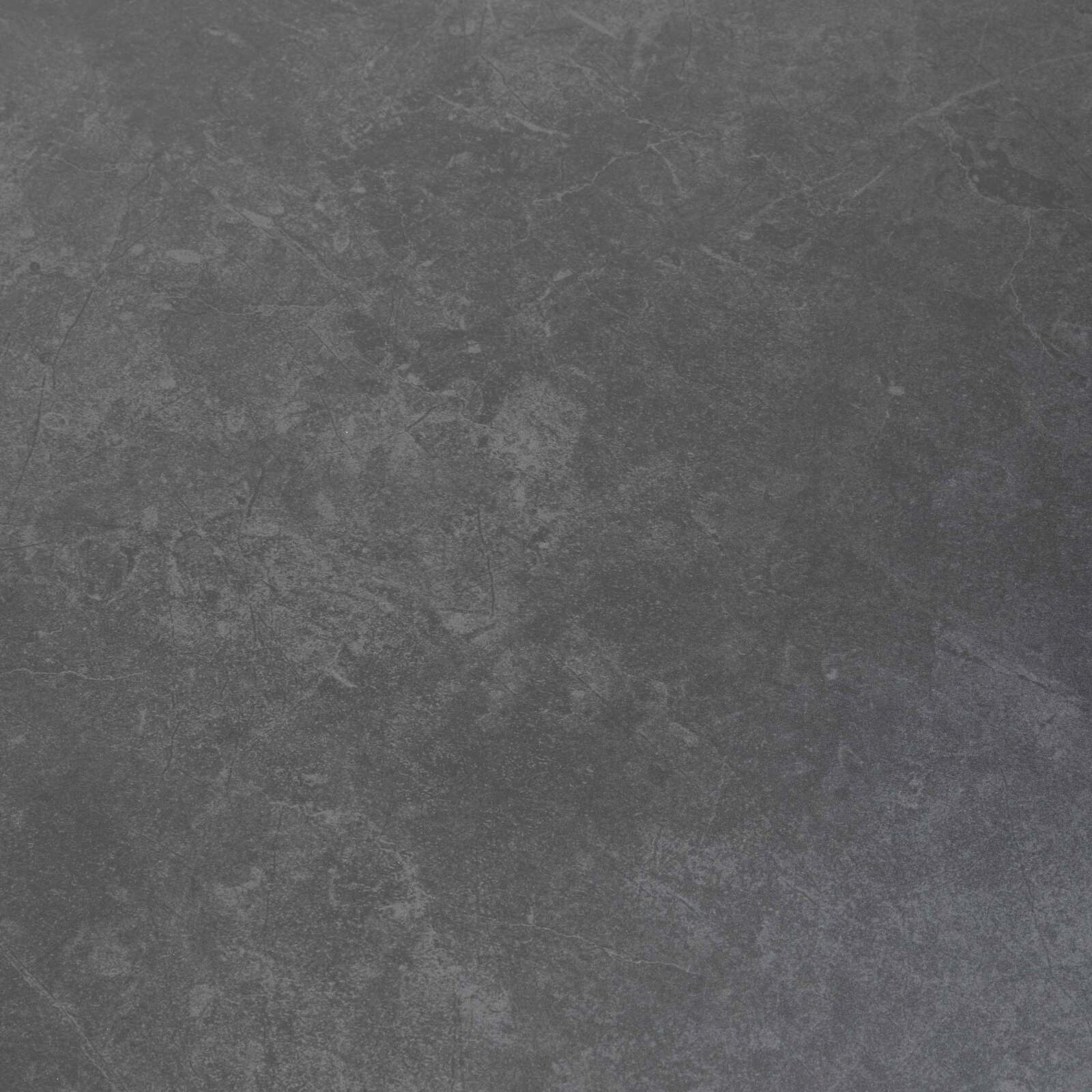 Rechteckiger, ausziehbarer Gartentisch (180/240 x 90 x 75 cm) aus Aluminium und anthrazitfarbenem Stein 