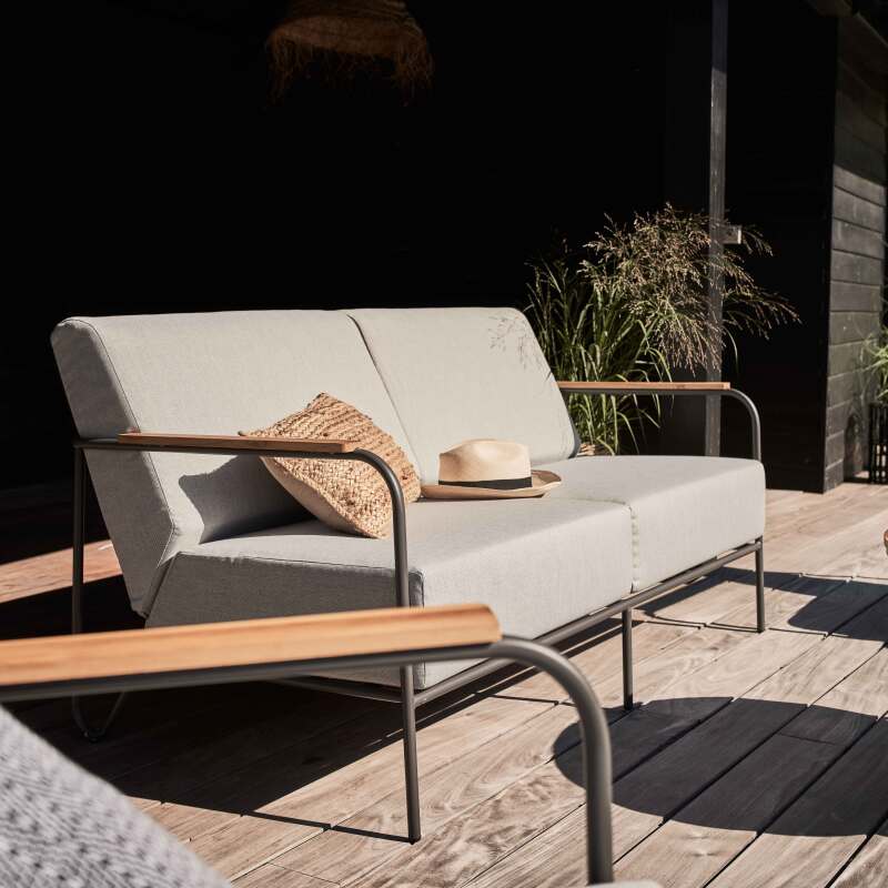 Gartenlounge-Set aus 100% FSC-zertifiziertem Teakholz für 4 Personen