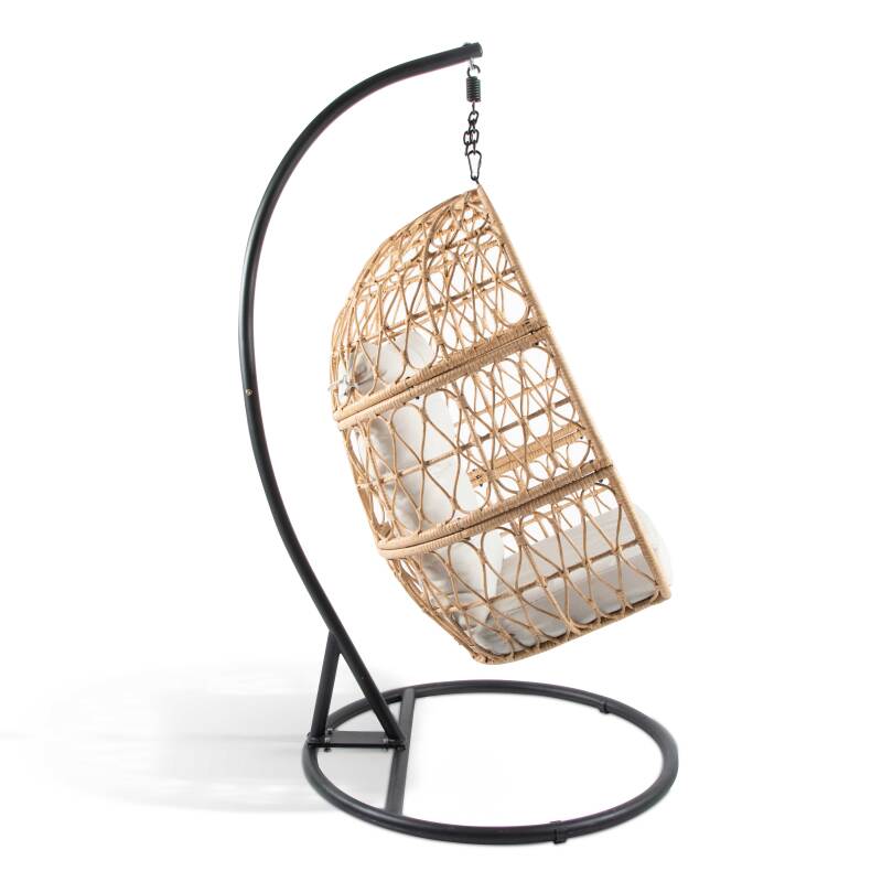 Hängender Gartensessel aus geflochtenem Harz 