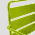 Niedriger Metall-Gartensessel 