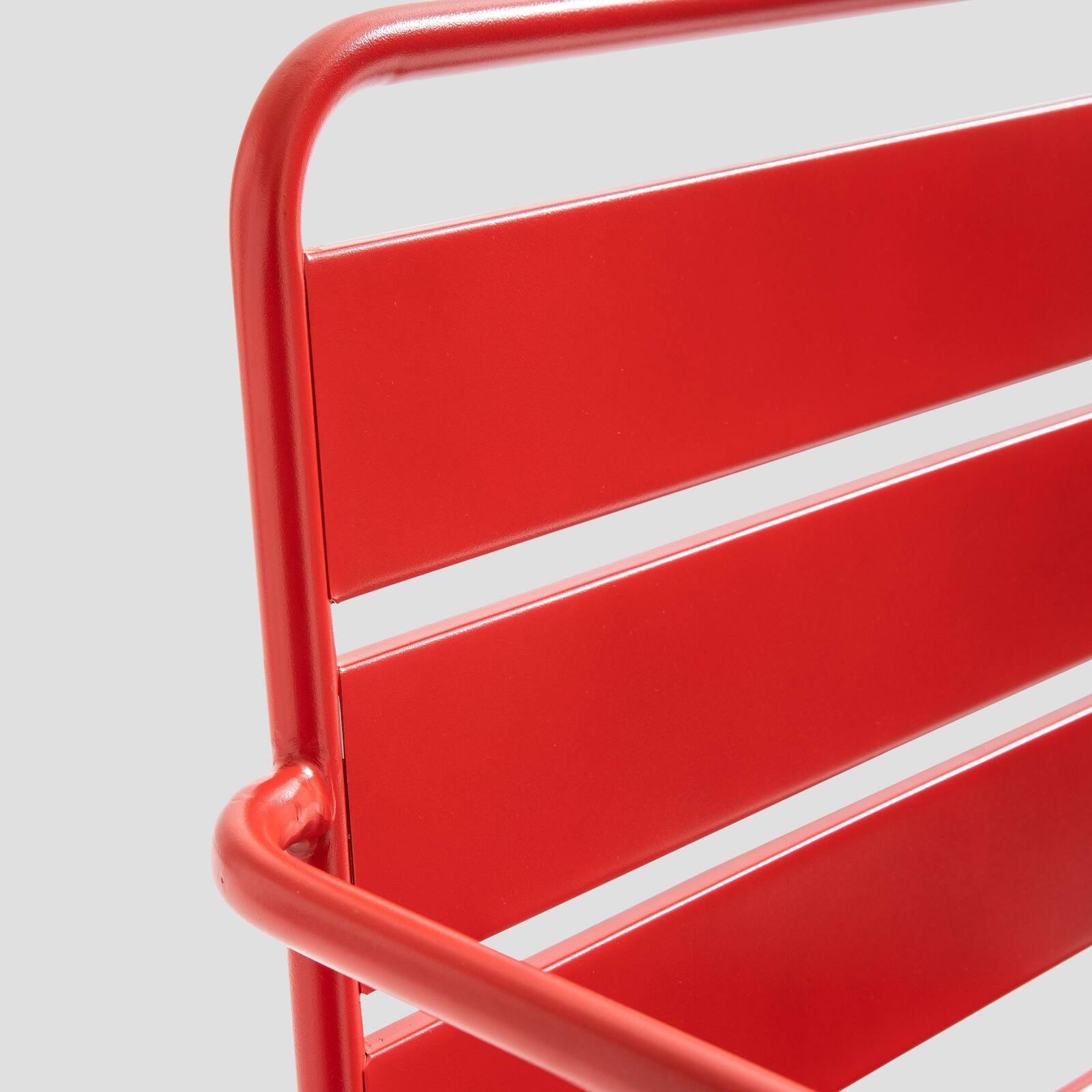 Niedriger Metall-Gartensessel 