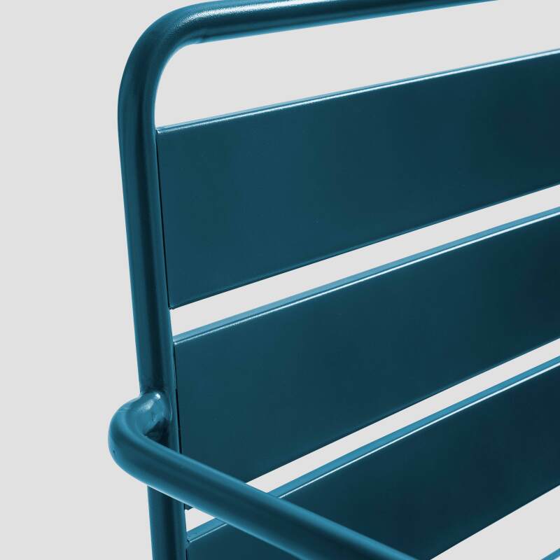 Niedriger Metall-Gartensessel  (3/5)