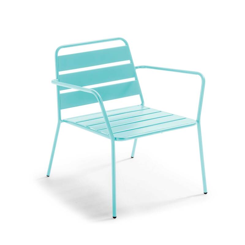 Niedriger Metall-Gartensessel  (54/73)
