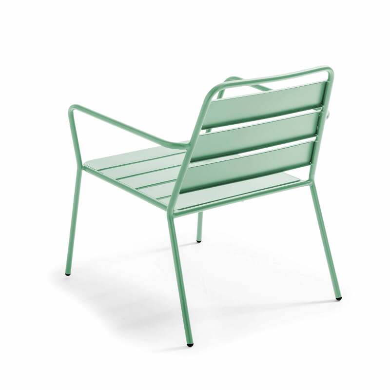 Niedriger Metall-Gartensessel  (62/73)