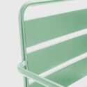 Niedriger Metall-Gartensessel 