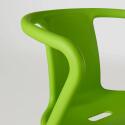 Designer-Gartenstuhl aus Kunststoff