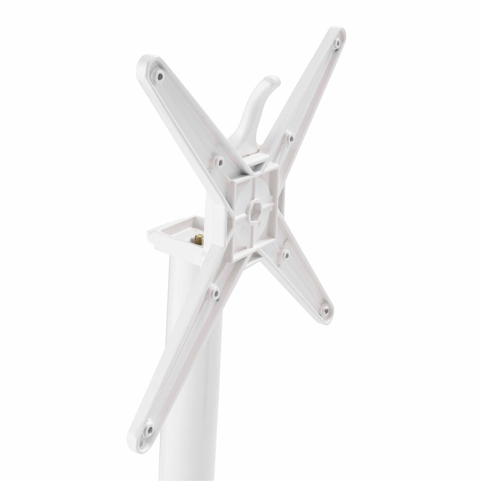 Tischfuß mit neigbarem System aus Aluminium, 108 cm hoch