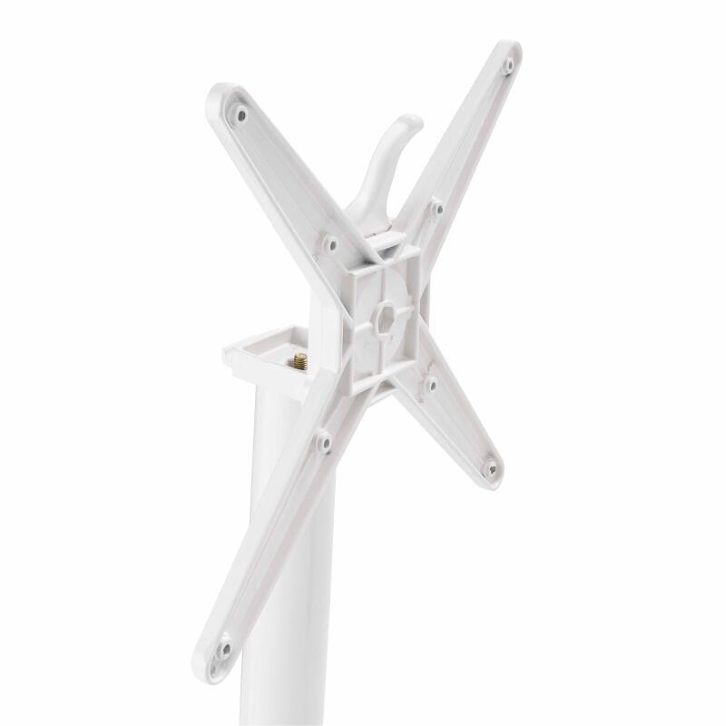 Tischfuß mit neigbarem System aus Aluminium, 108 cm hoch