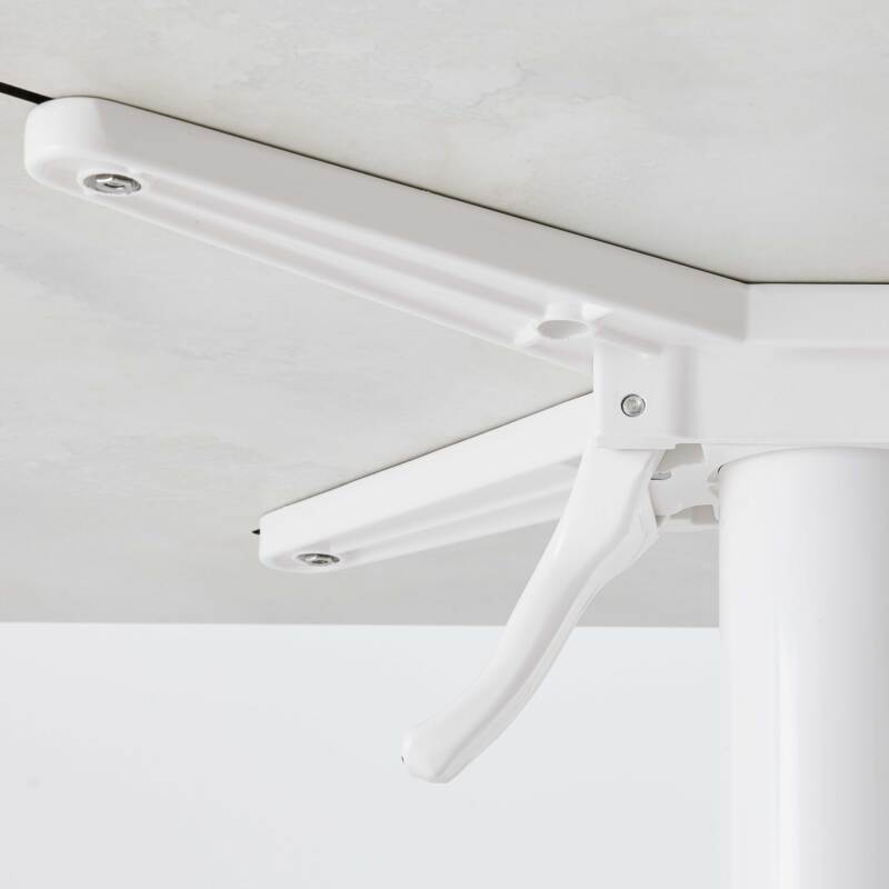 Tischfuß mit neigbarem System aus Aluminium, 108 cm hoch