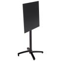 Hochwertiger Garten-Hochtisch, quadratisch, 60 x 60 cm, neigbar, aus HPL-Material