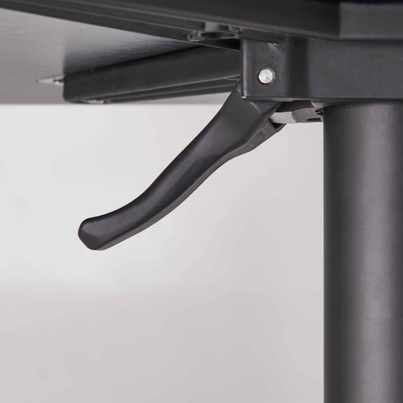 Hochwertiger Garten-Hochtisch, quadratisch, 60 x 60 cm, neigbar, aus HPL-Material (2/4)