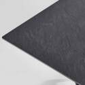Hochwertiger Garten-Hochtisch, quadratisch, 60 x 60 cm, neigbar, aus HPL-Material
