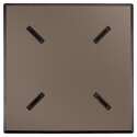 Hochwertiger Garten-Hochtisch, quadratisch, 60 x 60 cm, neigbar, aus HPL-Material