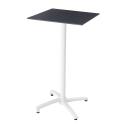 Hochwertiger Garten-Hochtisch, quadratisch, 60 x 60 cm, neigbar, aus HPL-Material