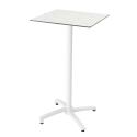 Hochwertiger Garten-Hochtisch, quadratisch, 60 x 60 cm, neigbar, aus HPL-Material