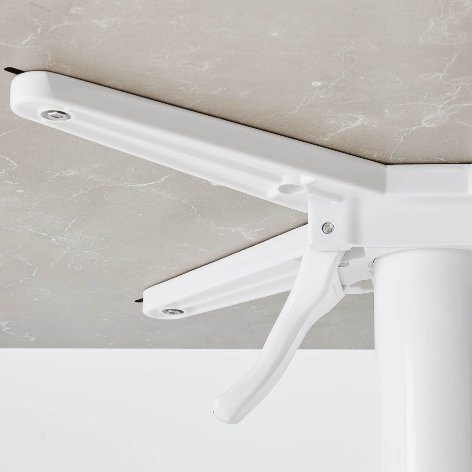 Hochwertiger Garten-Hochtisch, quadratisch, 60 x 60 cm, neigbar, aus HPL-Material