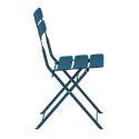2er-set Gartenklappstühle aus Metall