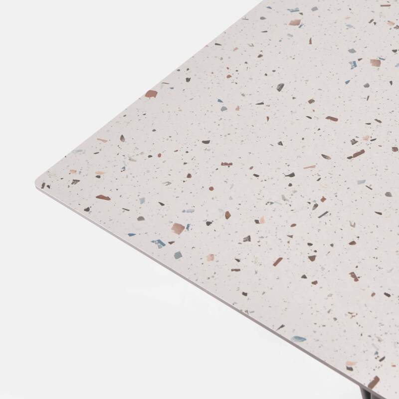 Hochwertiger Garten-Hochtisch, quadratisch, 60 x 60 cm, neigbar, aus HPL-Material (3/4)