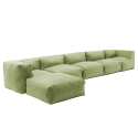 Modulares Ecksofa mit 3 Sesseln, 2 Ecksesseln und 1 Ottomane