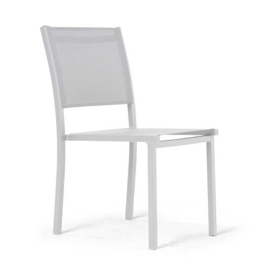 Gartenstuhl aus Aluminium und Textilene