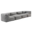 Modulares Sofa mit 2 niedrigen Sesseln und 2 Ecksesseln