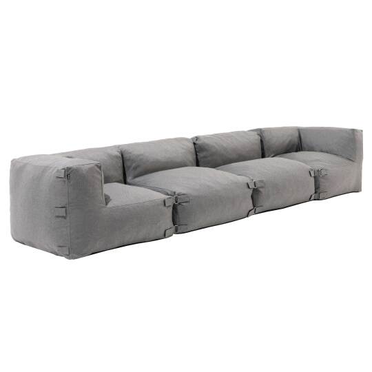 Modulares Sofa mit 2 niedrigen Sesseln und 2 Ecksesseln