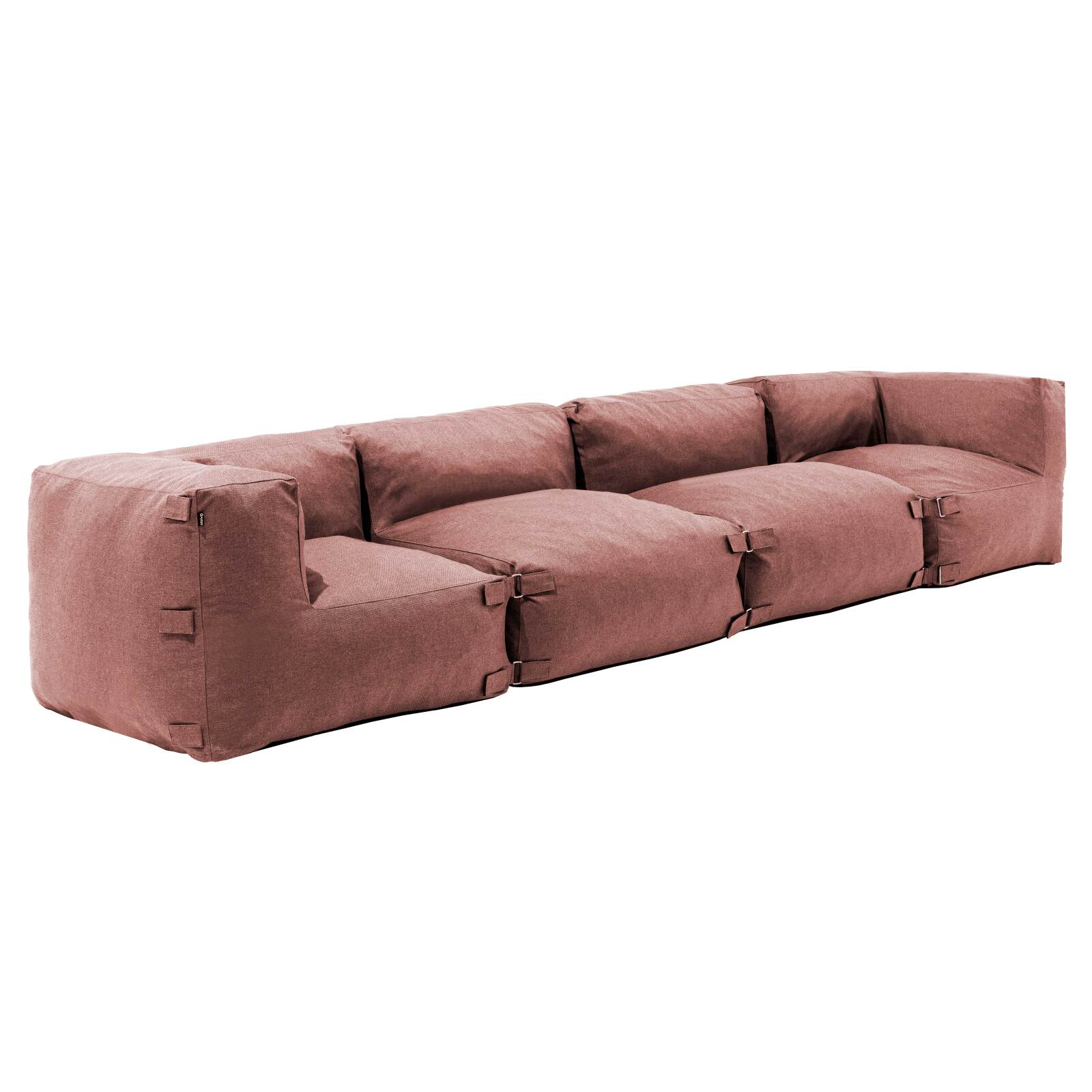 Modulares Sofa mit 2 niedrigen Sesseln und 2 Ecksesseln