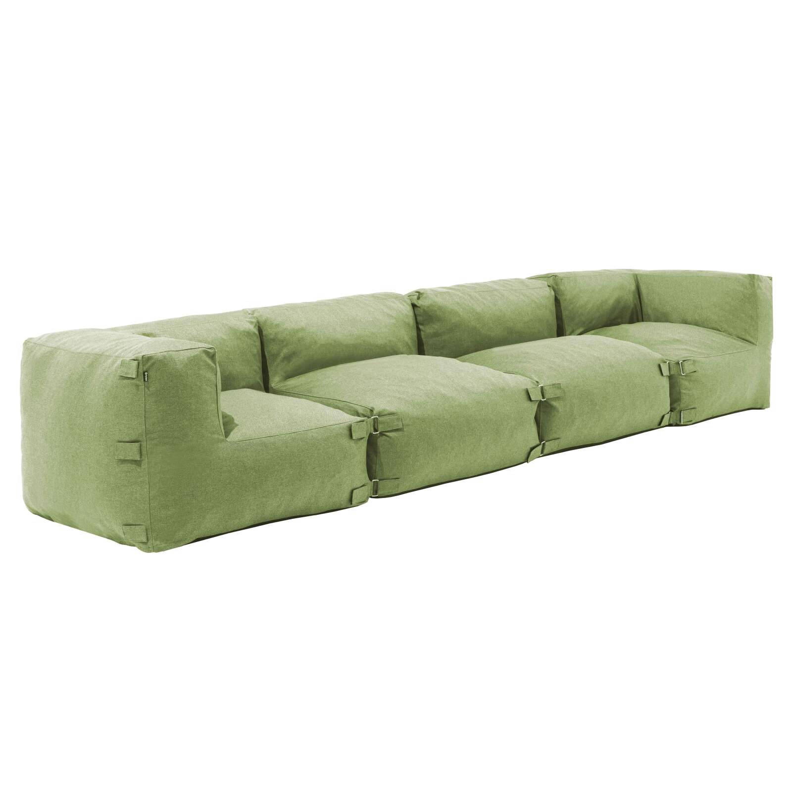 Modulares Sofa mit 2 niedrigen Sesseln und 2 Ecksesseln