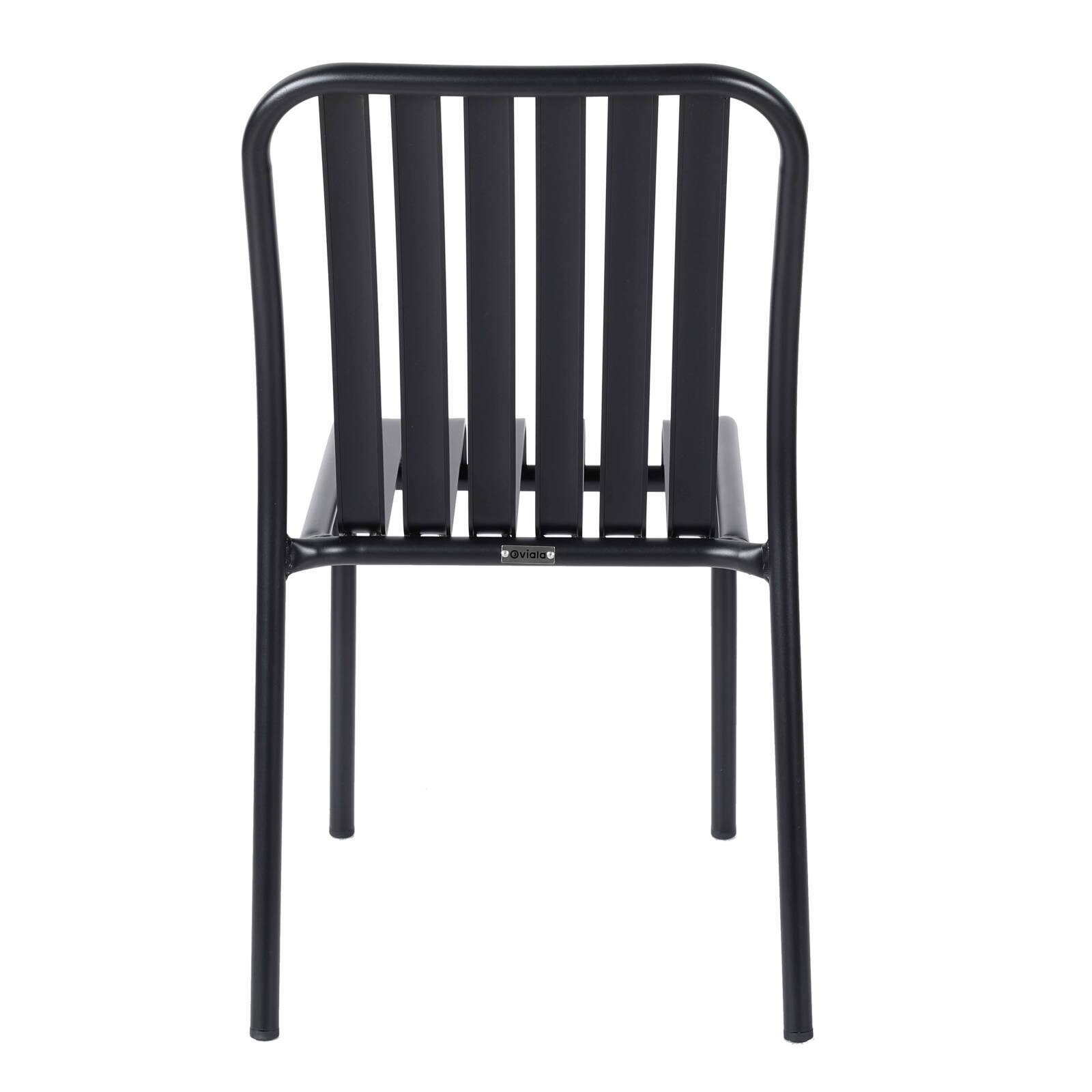 Design-Terrassenstuhl aus Aluminium