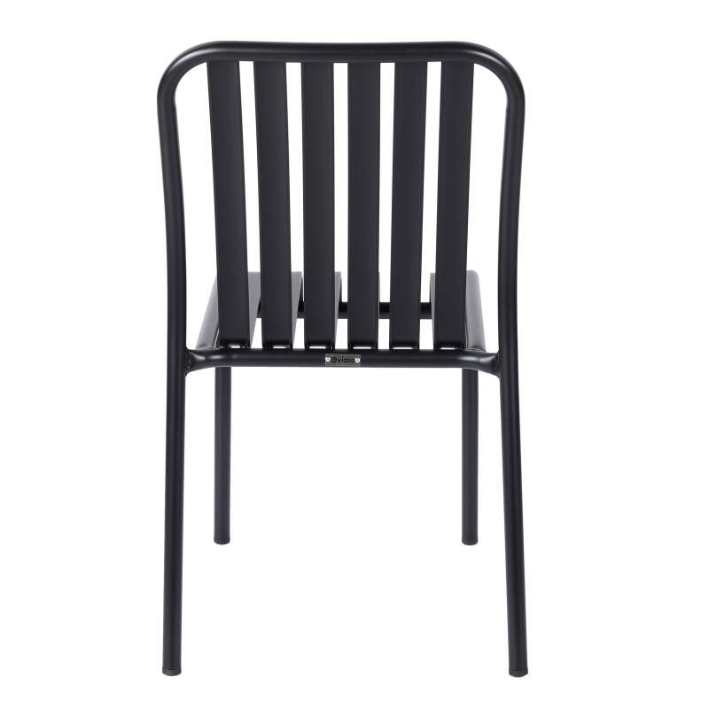 Design-Terrassenstuhl aus Aluminium