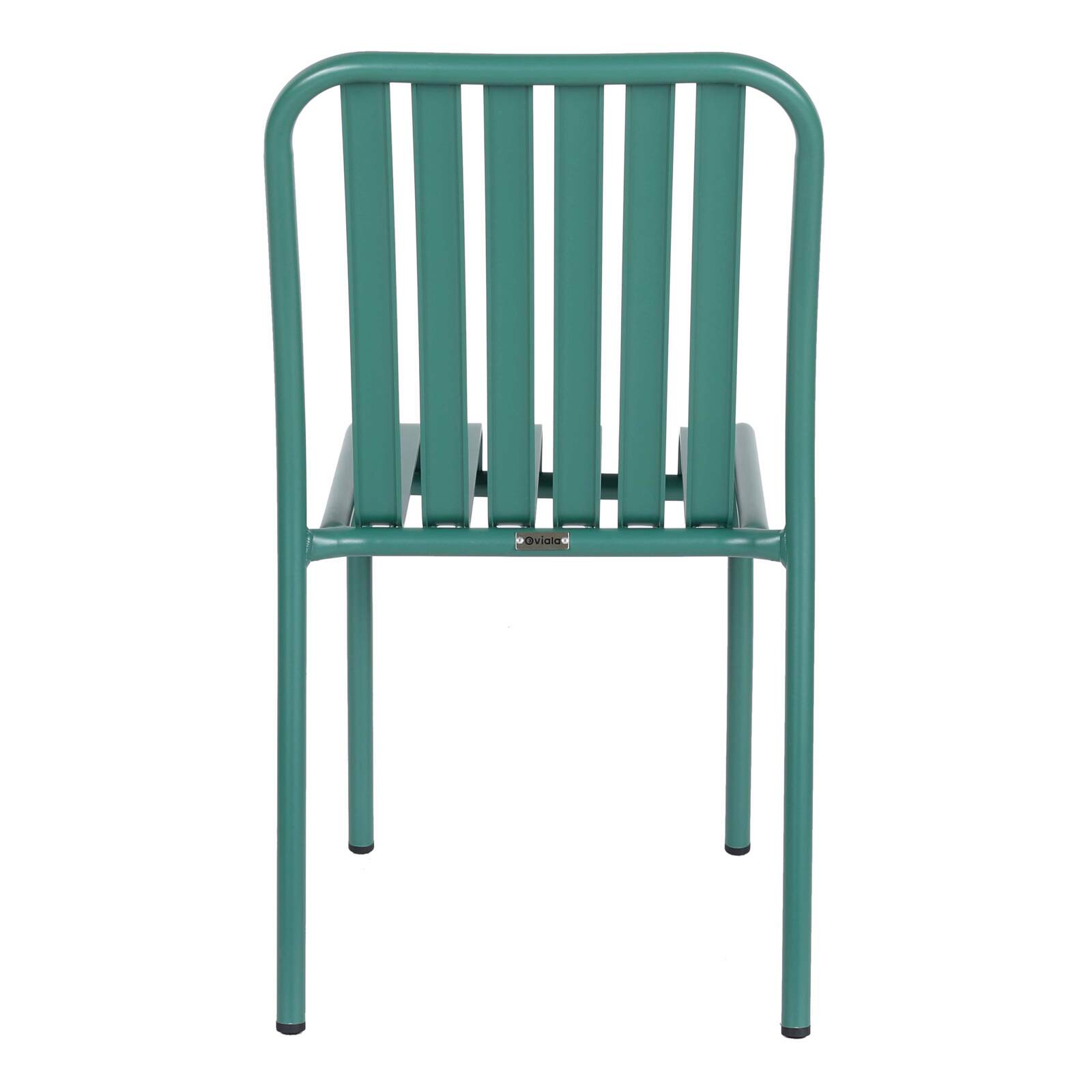 Design-Terrassenstuhl aus Aluminium