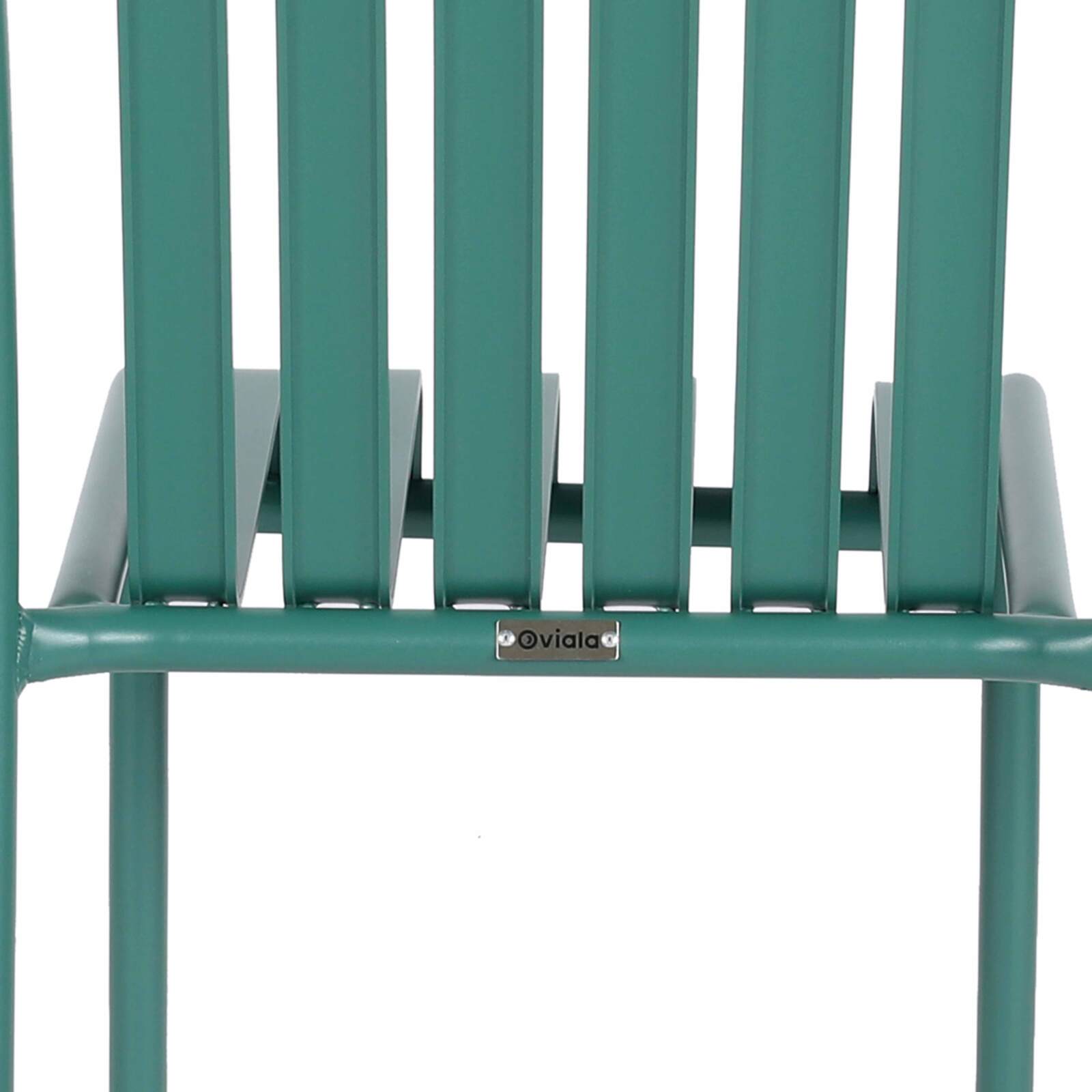 Design-Terrassenstuhl aus Aluminium