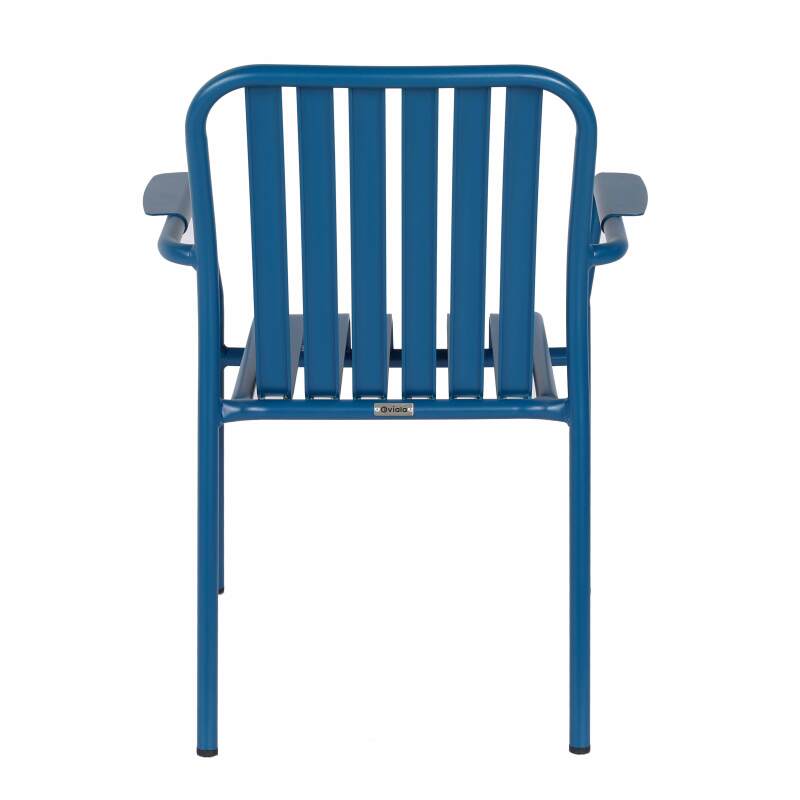 Terrassenstuhl mit Armlehnen aus Aluminium (6/7)