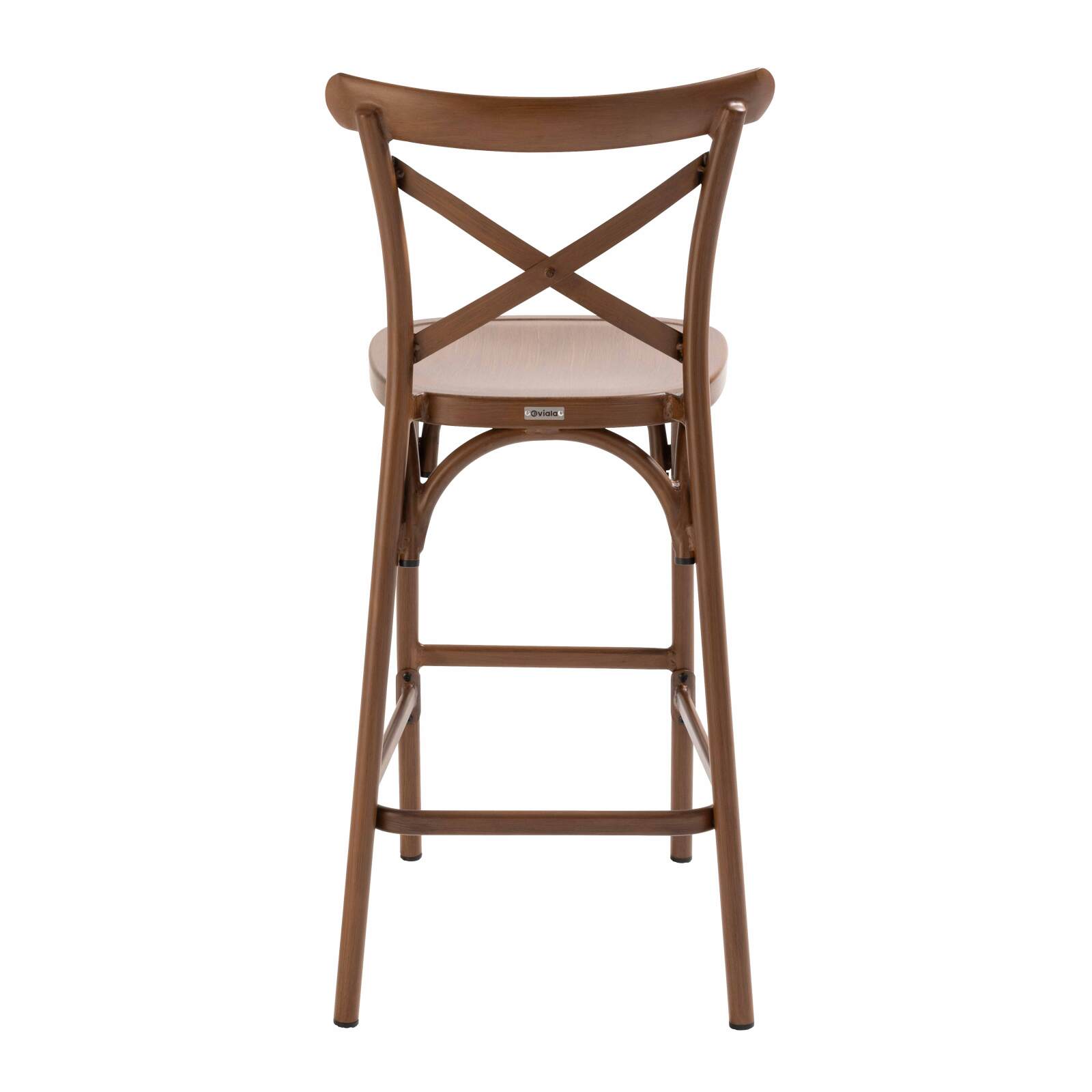 Terrassenhochstuhl aus Aluminium