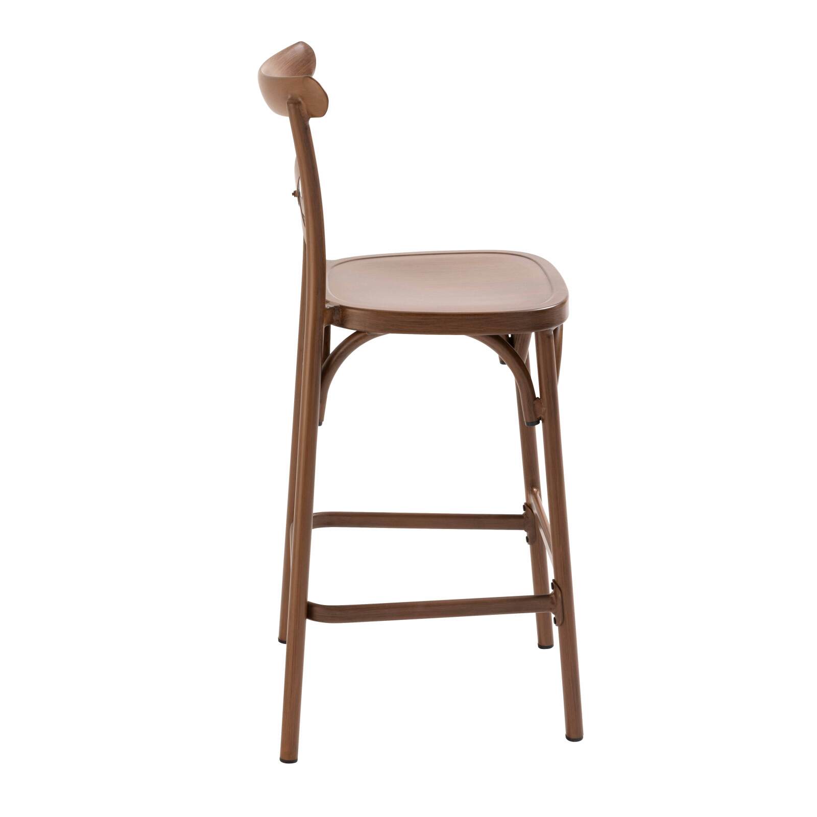 Terrassenhochstuhl aus Aluminium