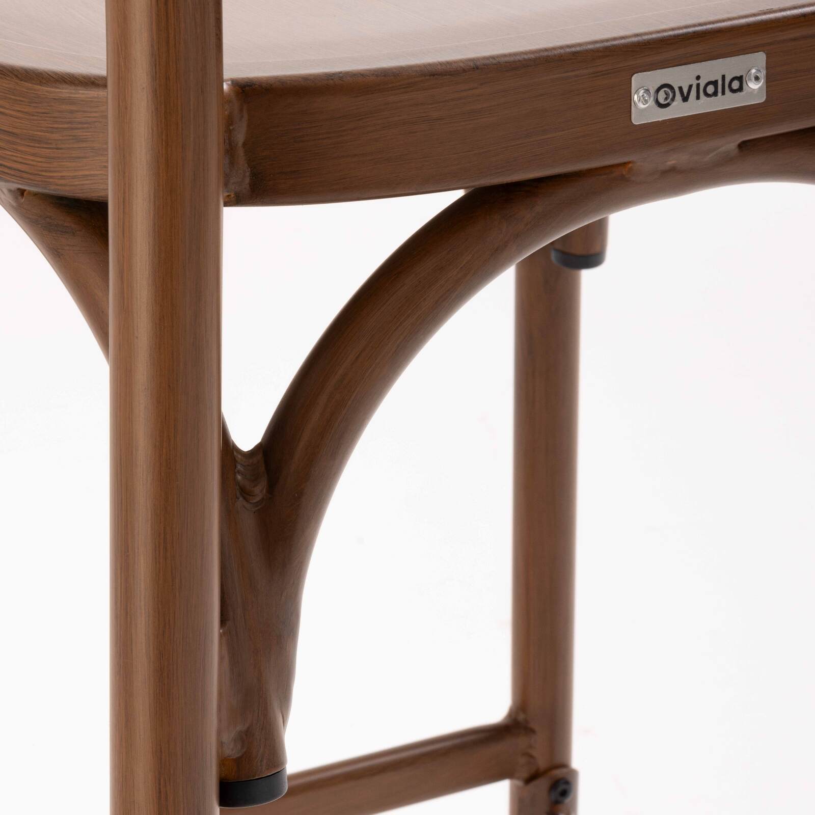 Terrassenhochstuhl aus Aluminium