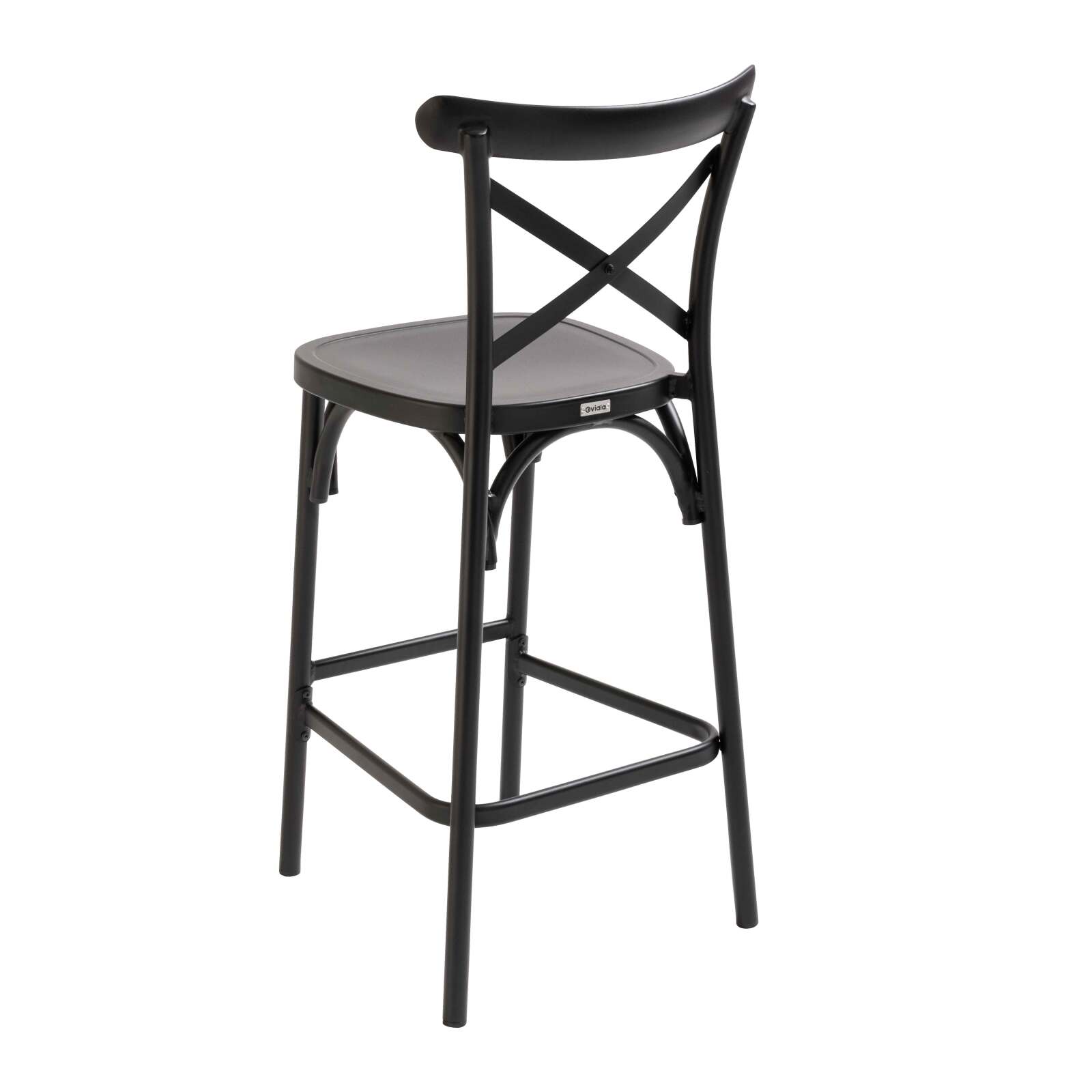 Terrassenhochstuhl aus Aluminium