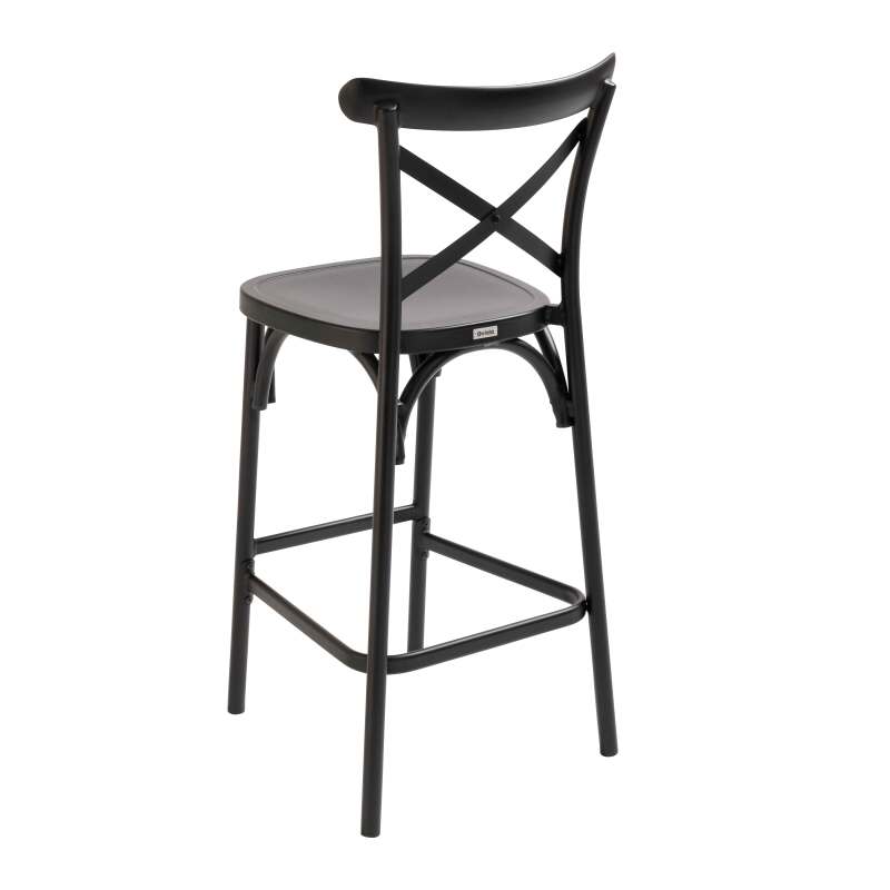 Terrassenhochstuhl aus Aluminium (2/7)