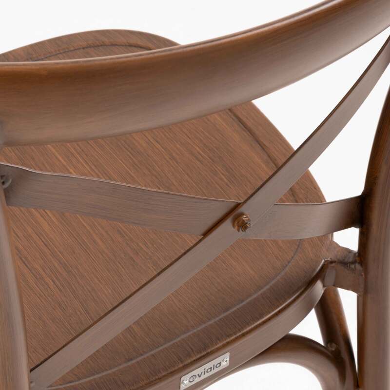 Terrassenhochstuhl aus Aluminium