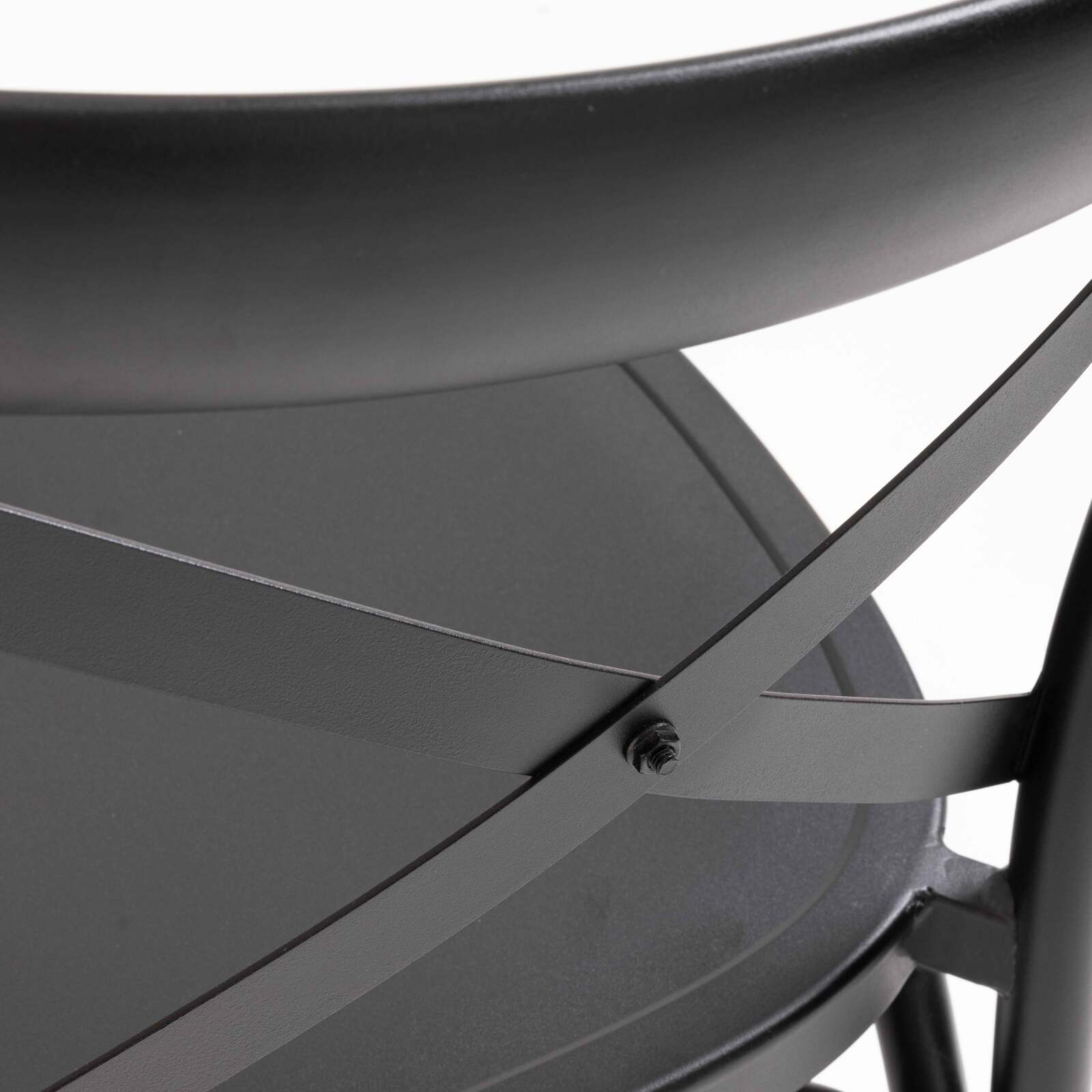 Terrassenhochstuhl aus Aluminium