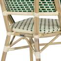 Pariser Bistrostuhl aus Aluminium und synthetischem Rattan
